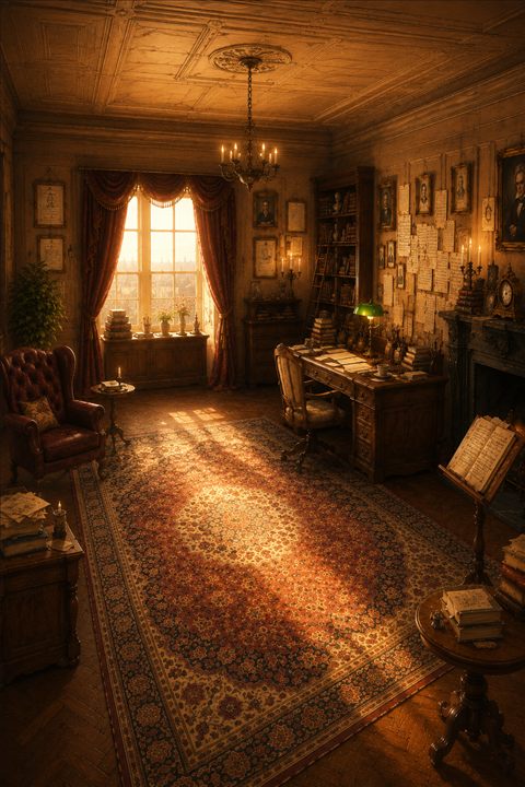 The composer's study