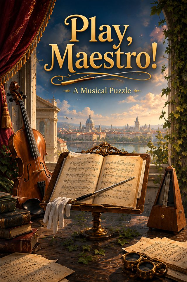 Play, Maestro! title screen