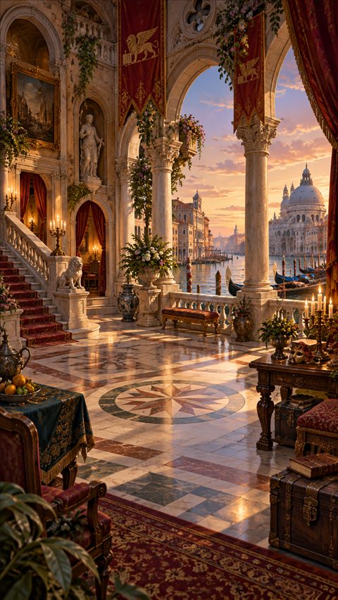 A Venetian palace